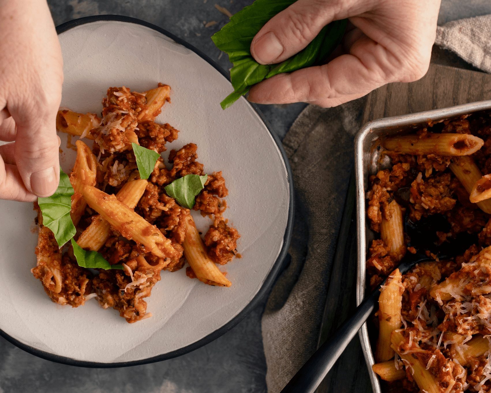 Baked Penne Bolognese