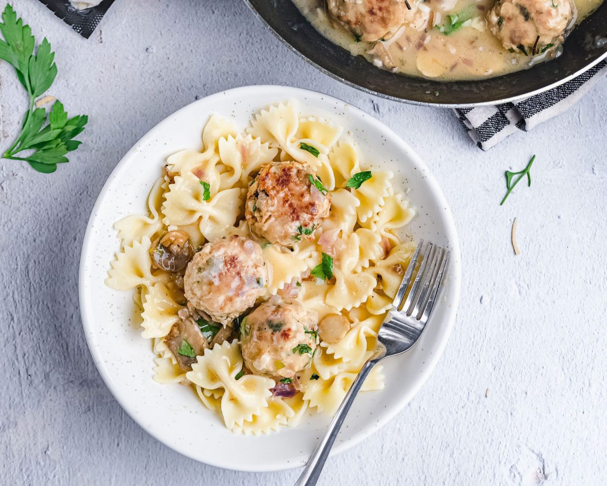 Chicken Marsala Meatballs