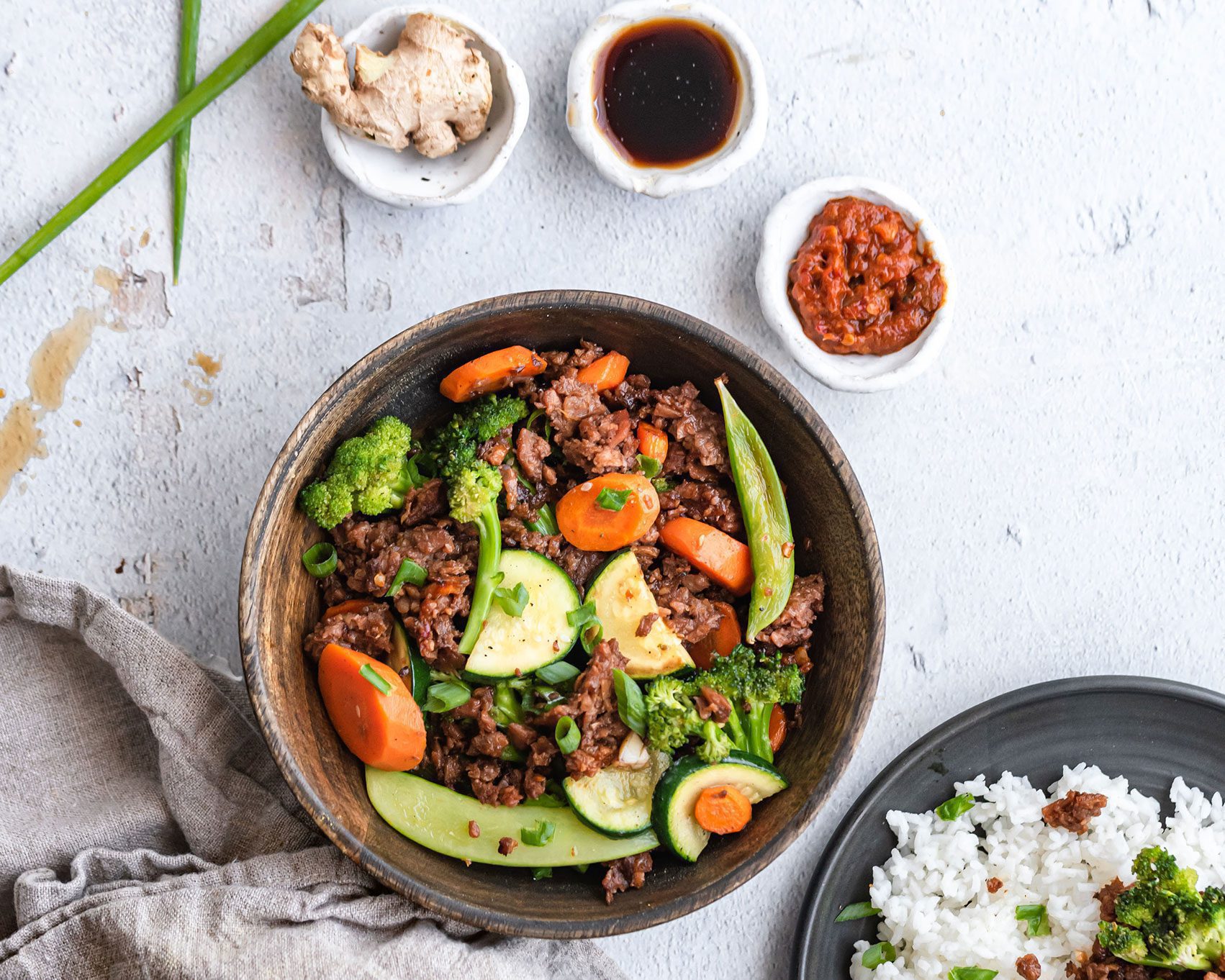 Korean Beef and Vegetables Stir Fry Hungry