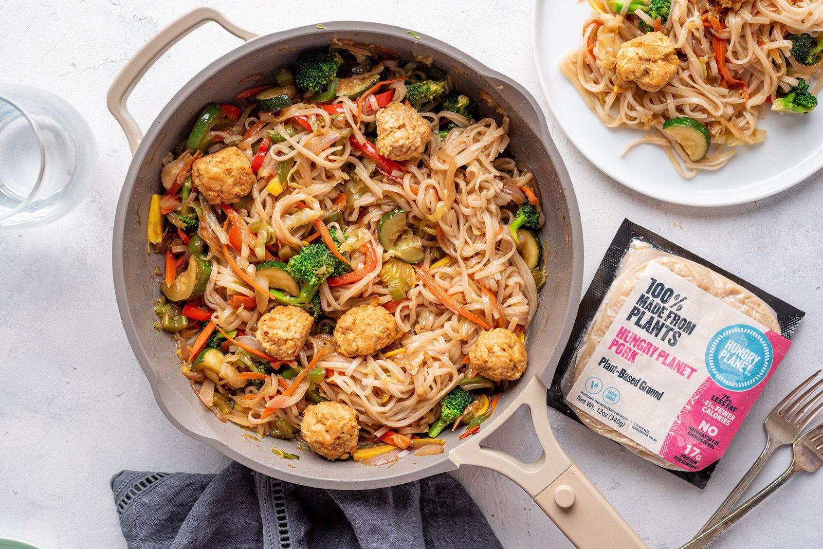 Crispy Pork Lo Mein Hungry PlantBased Meat