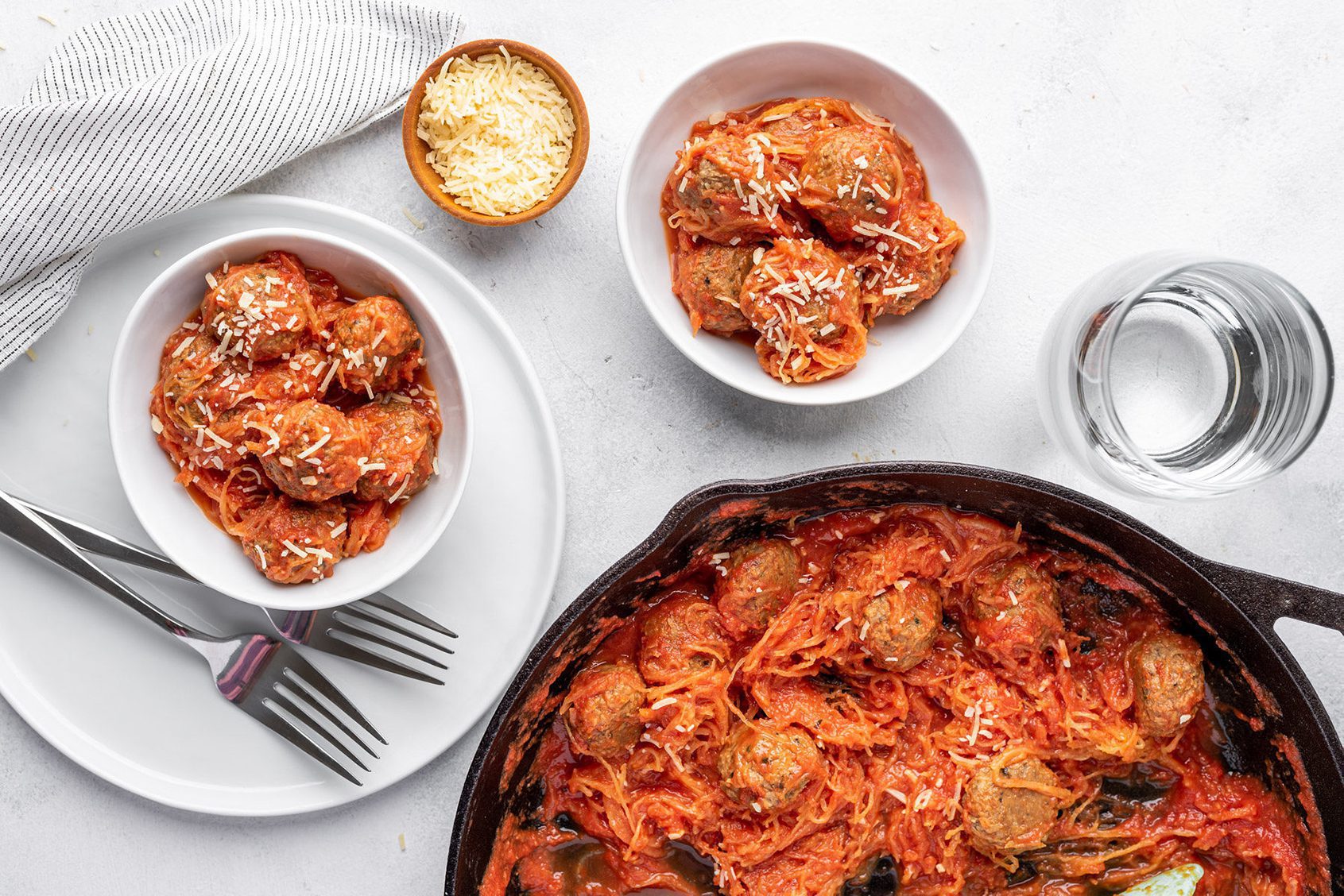 Italian Meatballs with Spaghetti Squash