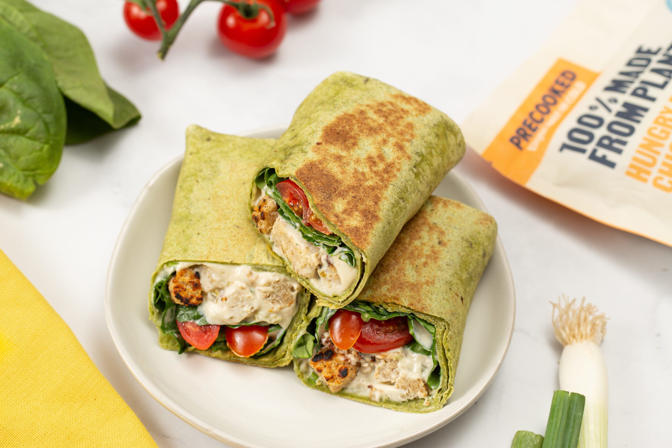 Grilled Chicken and Spinach Wrap