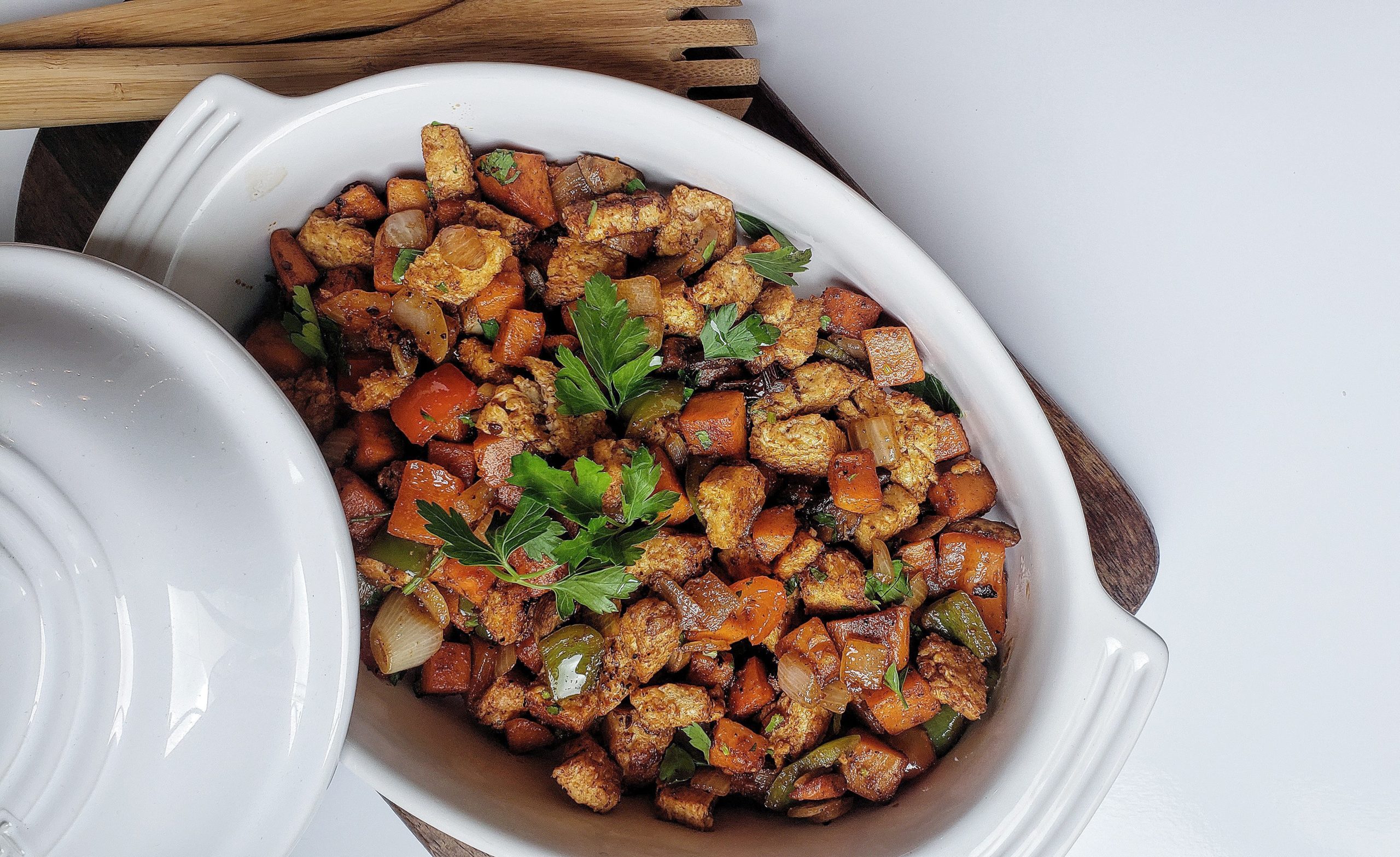 Chicken and Sweet Potato Hash