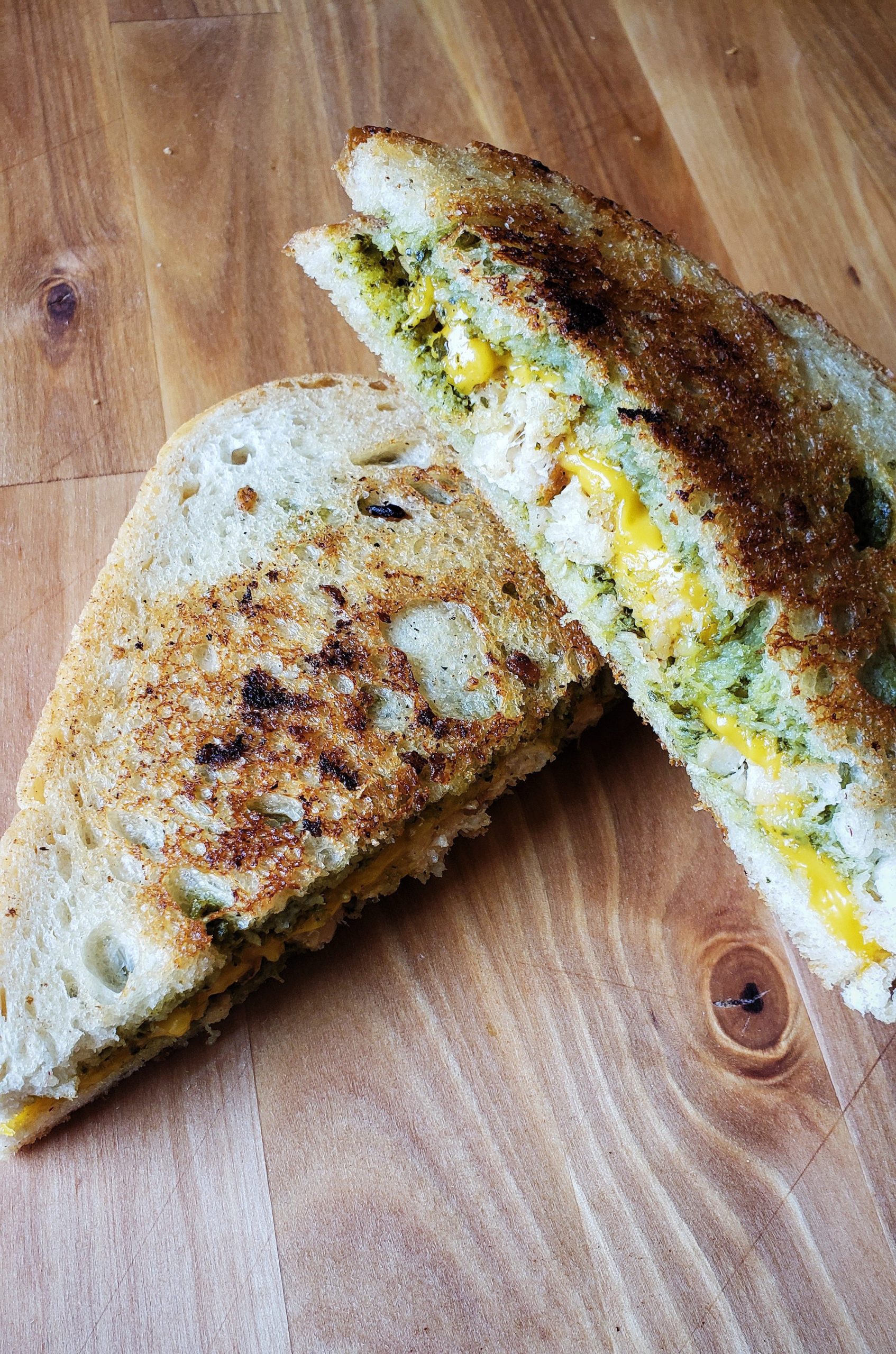 Pesto Grilled Cheese