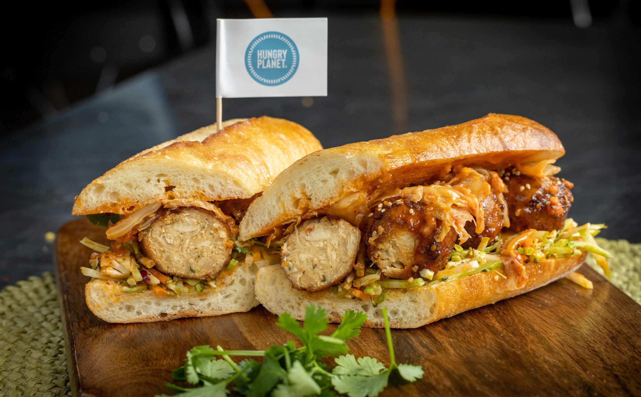 Korean Meatball Sandwich