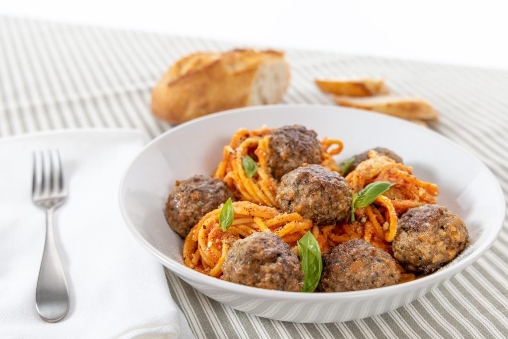 ...made with Hungry Planet Italian Sausage™ Meatballs