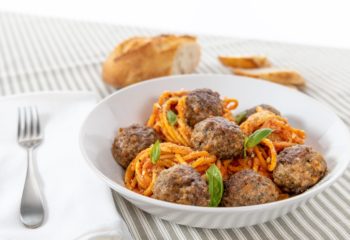 ...made with Hungry Planet Italian Sausage™ Meatballs